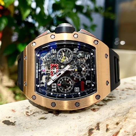 richard mille rm011 ao 11/200|Richard Mille 011 rose gold.